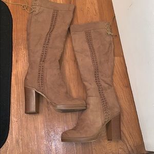 Brown Heeled Boots
